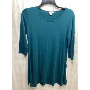 NIME BRITTON Women's (Size M)‎ 3/4 Sleeve Round Neck Shirt Rayon Stretch